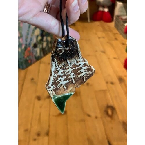  Northern Possessions Maine Shape Pottery Ornament 