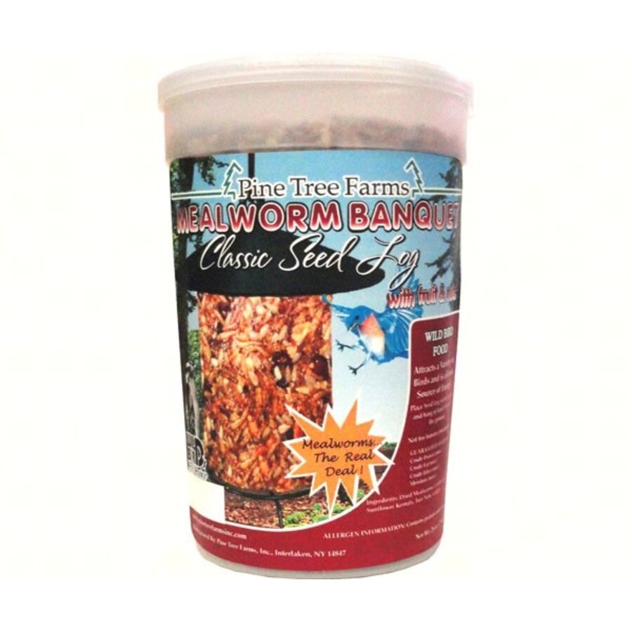 Mealworm Banquet Classic Seed Log 28 oz.