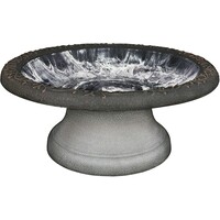 Fiber Clay Birdbath Short Base