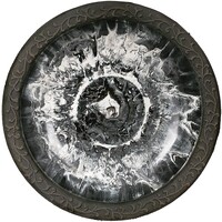 Fiber Clay Birdbath Short Base