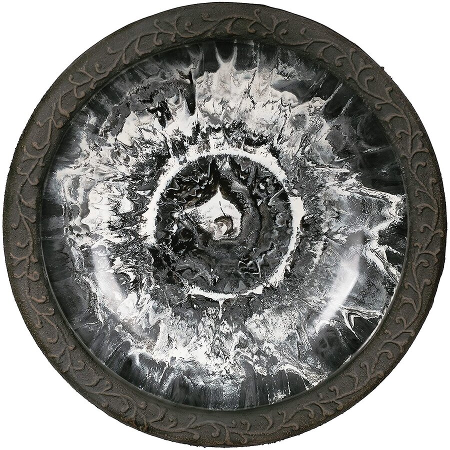 Fiber Clay Birdbath Short Base