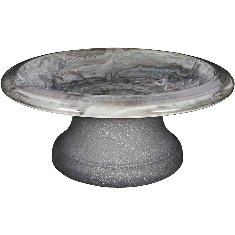 Fiber Clay Birdbath Short Base