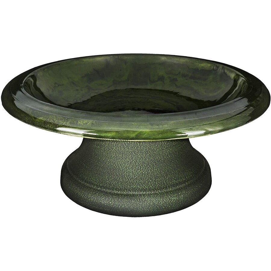 Fiber Clay Birdbath Short Base