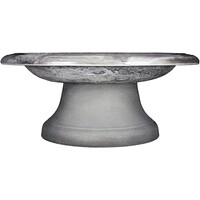 Fiber Clay Birdbath Short Base