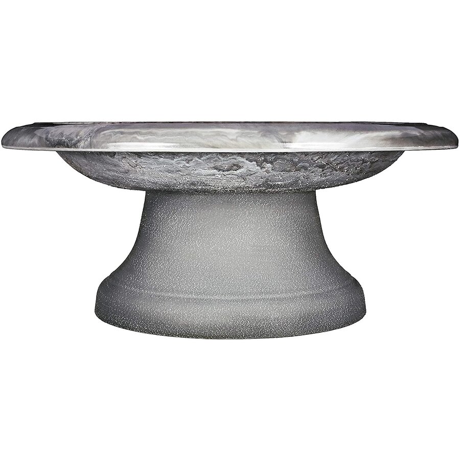 Fiber Clay Birdbath Short Base