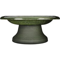 Fiber Clay Birdbath Short Base