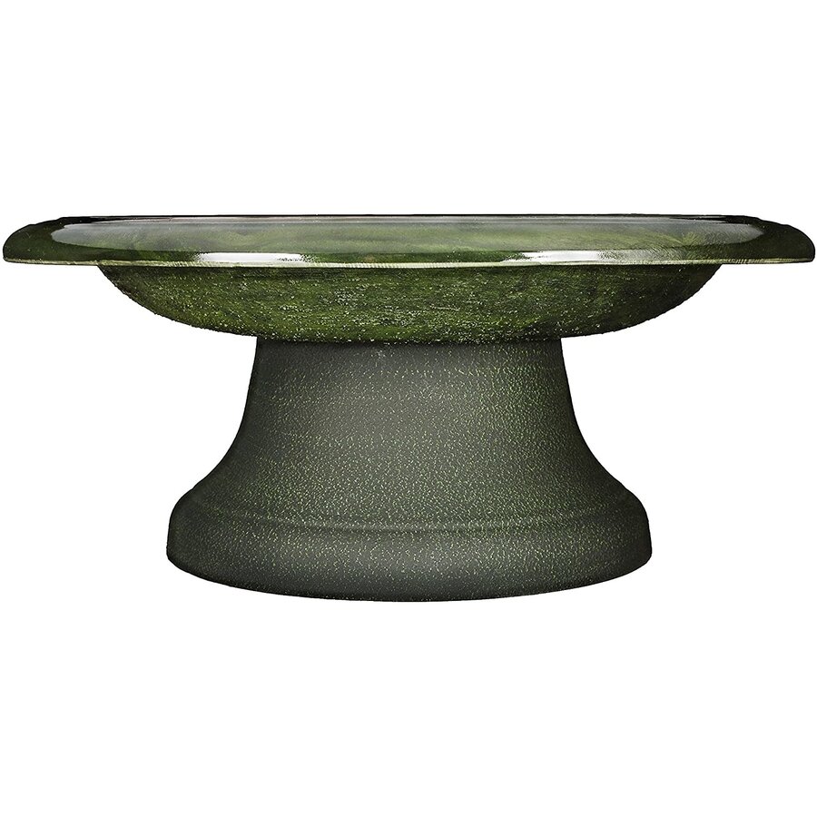 Fiber Clay Birdbath Short Base
