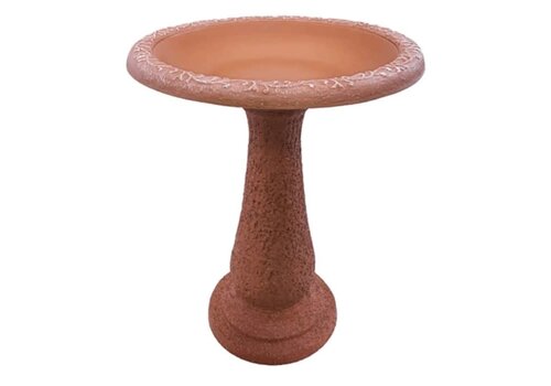  TDIbrands Fiber Clay Bird Bath 24" Tall 