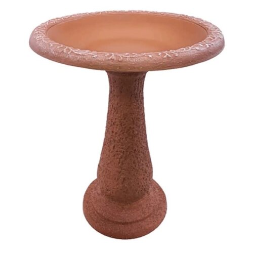  TDIbrands Fiber Clay Bird Bath 24" Tall 