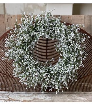 Array Astilbe Wreath 20" White