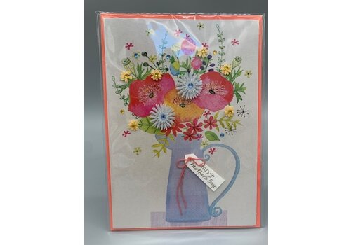  Mother's Day Card Floral Carafe 