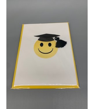 Grad Card Smiley Face