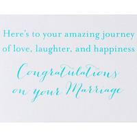 Just Married VW Bug Card