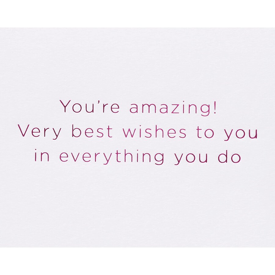 Congratulations You're Amazing Card