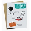 Paper Wolf Design Happy Father's Day Card