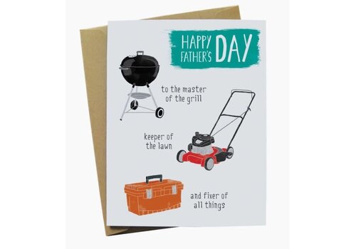  Paper Wolf Design Happy Father's Day Card 