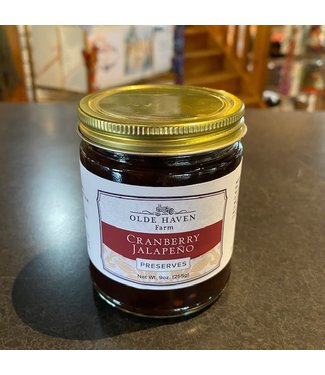 Olde Haven Farm Cranberry Jalapeno Jam