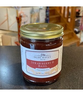 Olde Haven Farm Strawberry Basil Preserves