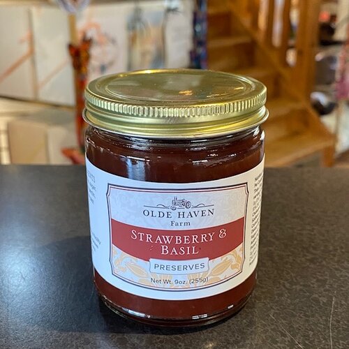  Olde Haven Farm Strawberry Basil Preserves 