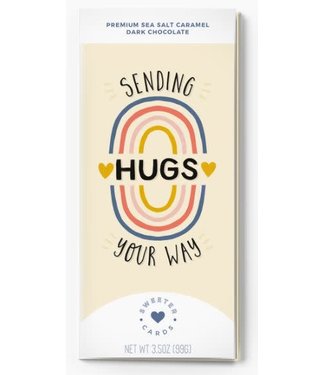 Sending Hugs Card with Chocolate Bar