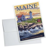 Nubble Lighthouse Notecard