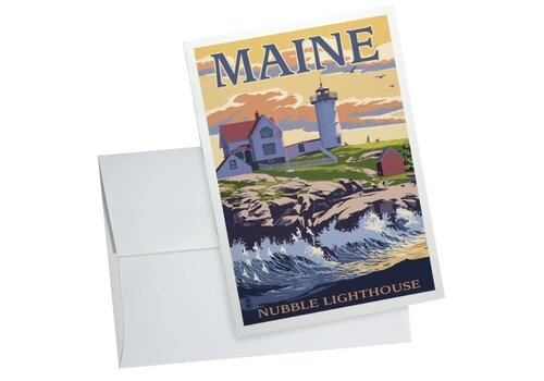  Lantern Press Nubble Lighthouse Notecard 
