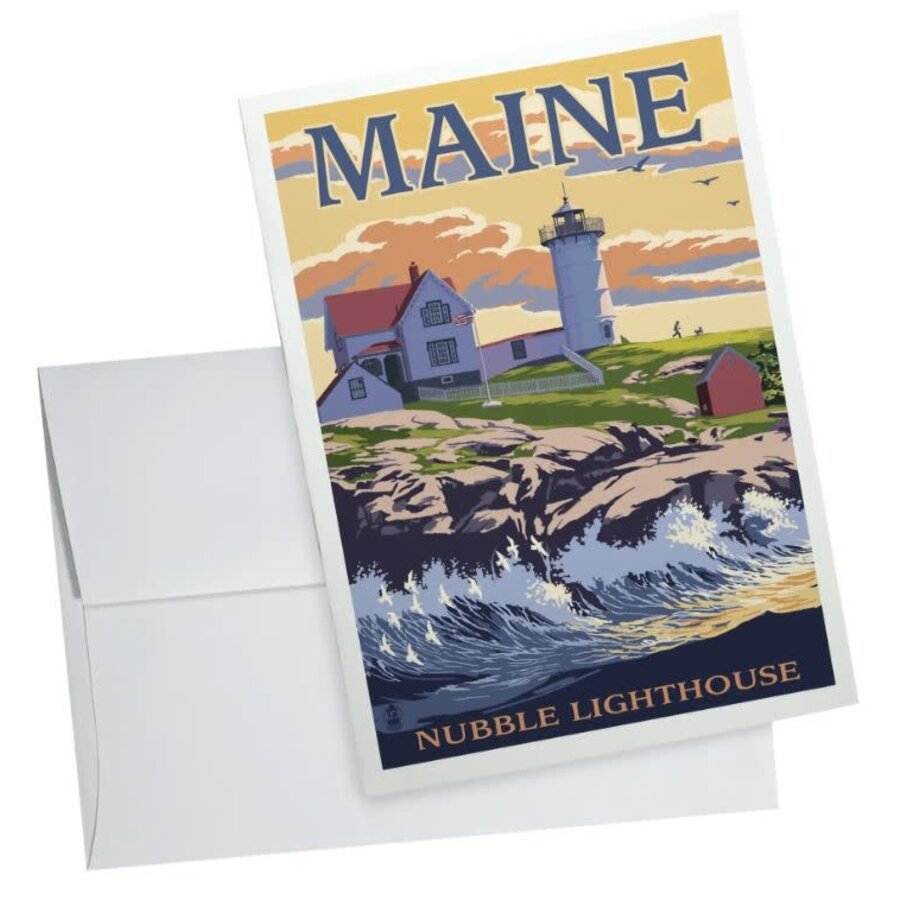 Nubble Lighthouse Notecard