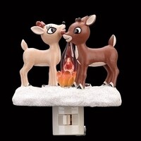 Rudolph & Clarice Campfire Nightlight
