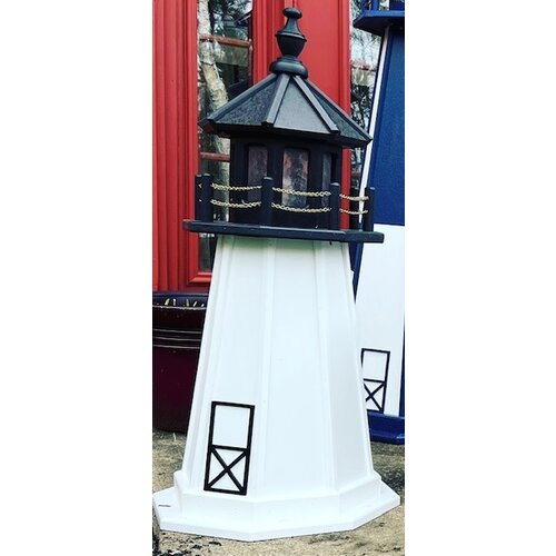 Beaver Dam Woodworks 3' Poly Lighthouse Cape Cod 