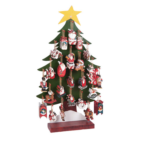 Tree Assorted Ornaments 