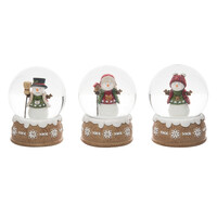 Snowman Cottage Snowglobe