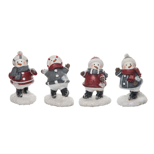  Snowman Figures in Hats 