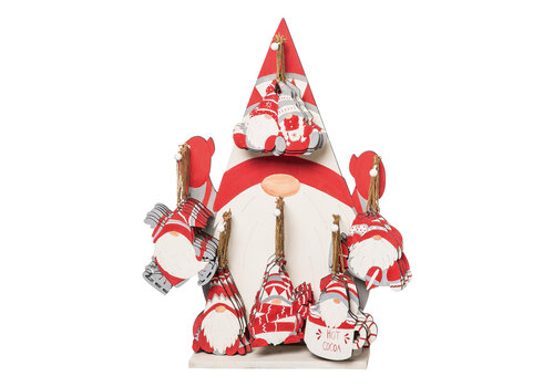  Gnome Wooden Ornaments 