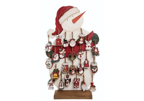  Snowman Assorted Ornaments 