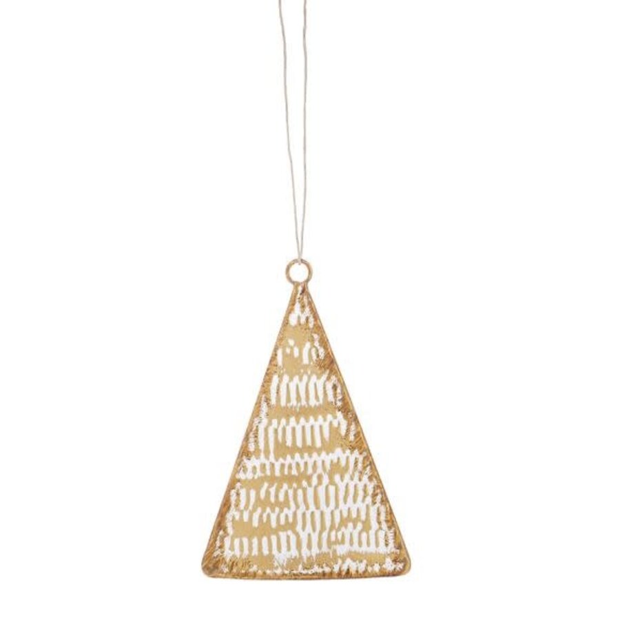 Embossed Gold Tree Ornament