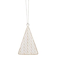 Embossed Gold Tree Ornament