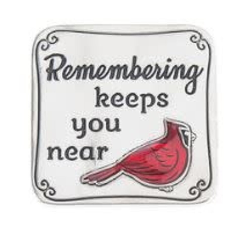 Cardinal is a Visitor from Heaven Charm