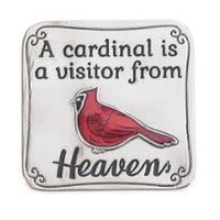 Cardinal is a Visitor from Heaven Charm