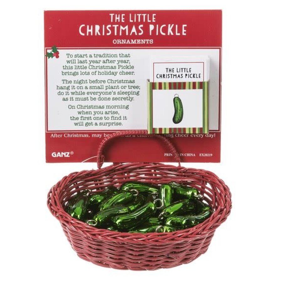 Little Christmas Pickle Ornament