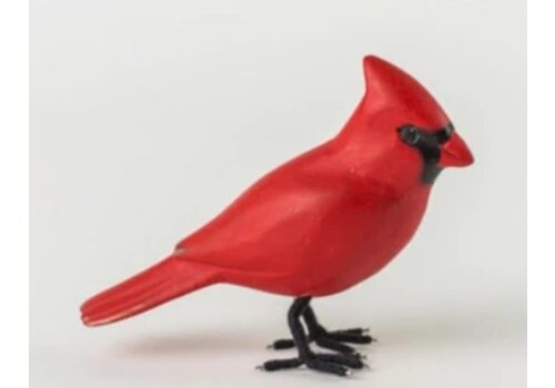  Aviologie Hand Carved Wood Mini Cardinal 