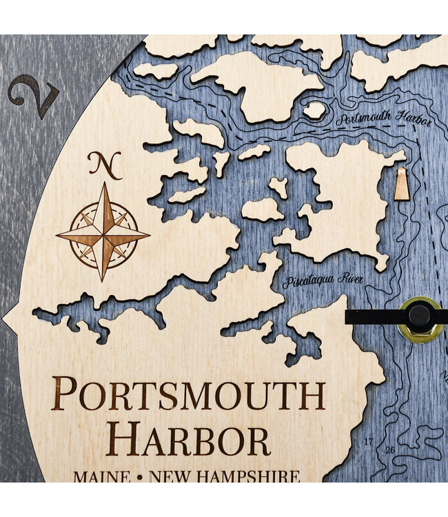 Tide Clock Map Portsmouth Bell Farm Shops