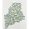 Talla Imports Maine Words Swedish Wash Towel