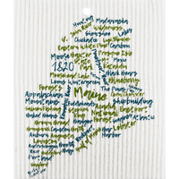 Maine Words Swedish Wash Towel