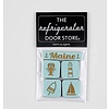 163 Design Company Maine Adventure Magnet Set Turq
