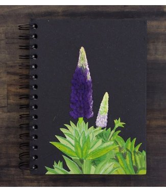 Mr. Ellie Pooh Fair Trade Lupine Flower Large Notebook