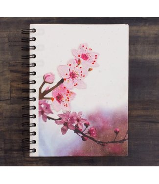 Mr. Ellie Pooh Fair Trade Cherry Blossoms Large Notebook