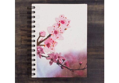  Mr. Ellie Pooh Fair Trade Cherry Blossoms Large Notebook 