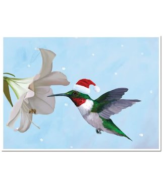 Hummingbird Holiday Card