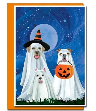 Allport Editions Dogs Trick or Treat Card