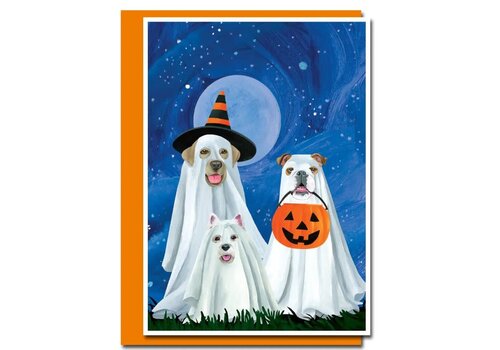  Allport Editions Ghost Dogs Trick or Treat Card 